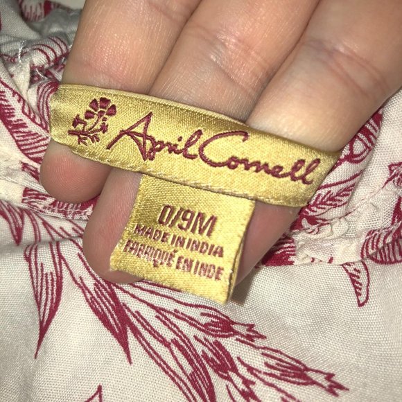 April Cornell Floral Dress 0-9 Months - Picture 4 of 7